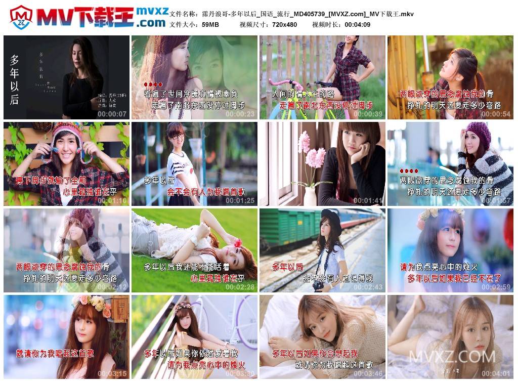 霈丹浪哥-多年以后_国语_流行_MD405739